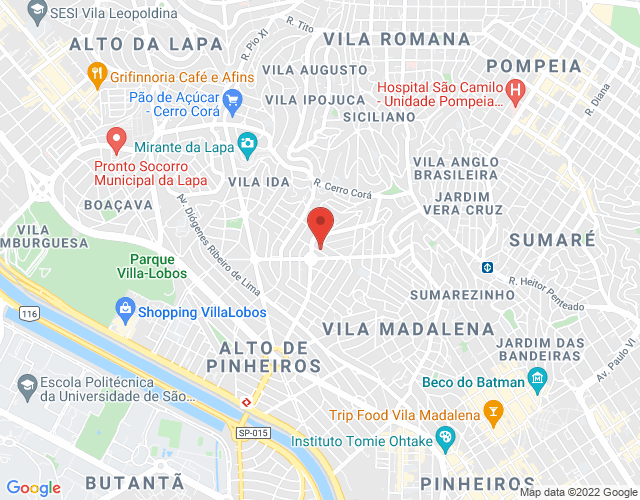 Imóvel no mapa