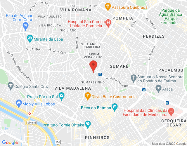 Imóvel no mapa