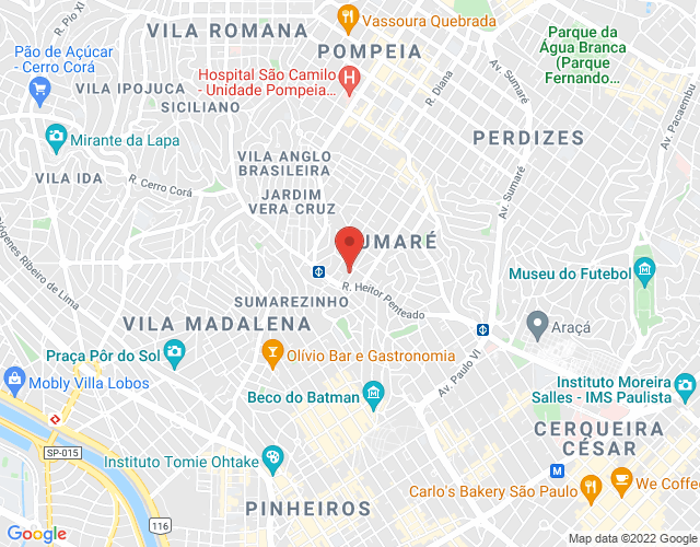Imóvel no mapa