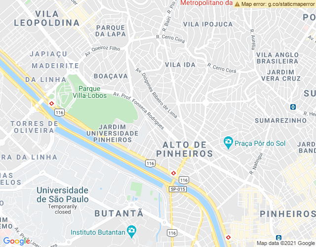 Imóvel no mapa