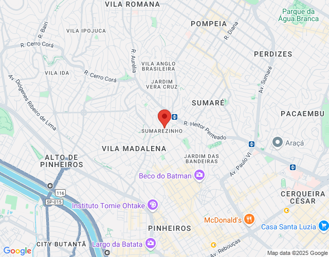 Imóvel no mapa
