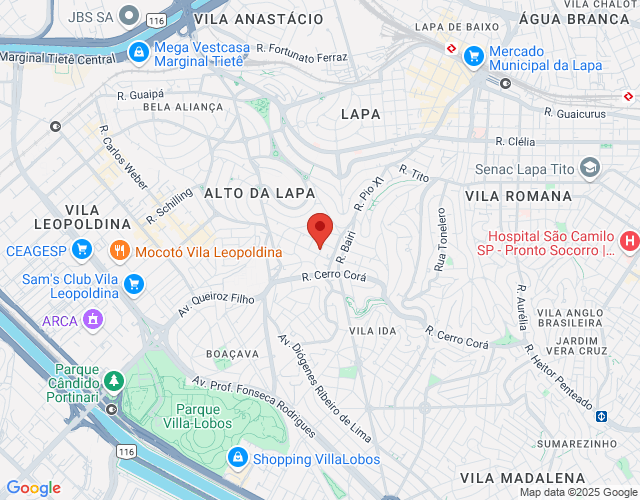 Imóvel no mapa