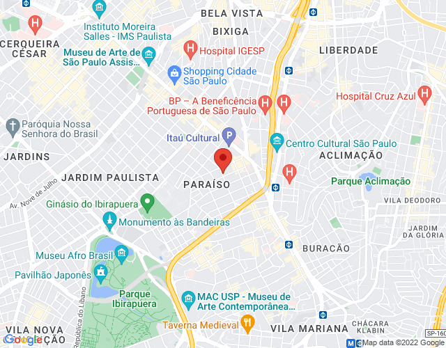 Imóvel no mapa