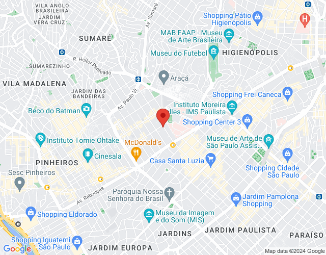Imóvel no mapa
