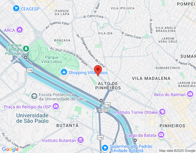 Imóvel no mapa