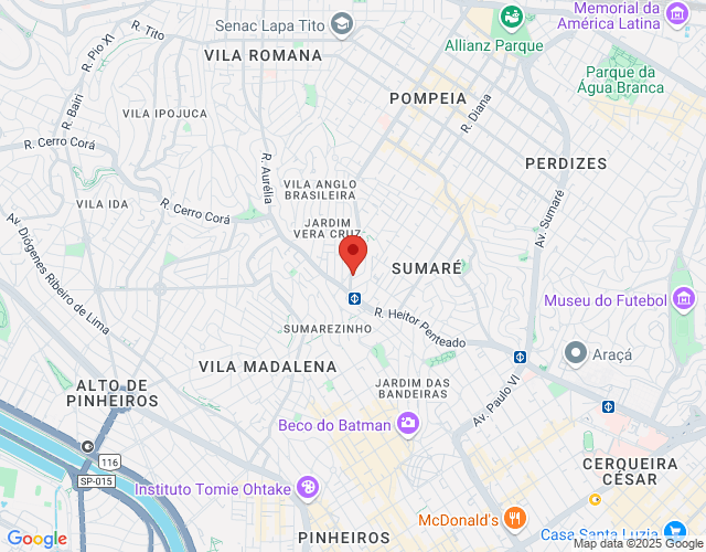 Imóvel no mapa