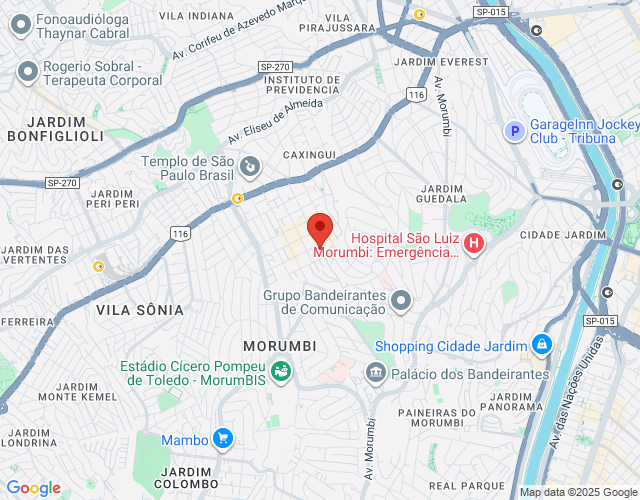 Imóvel no mapa