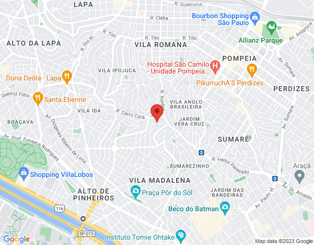 Imóvel no mapa