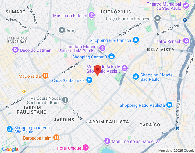 Imóvel no mapa