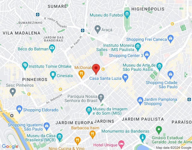 Imóvel no mapa