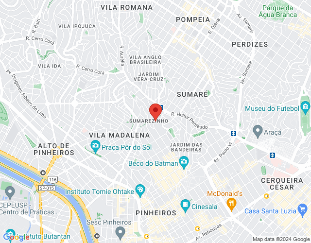 Imóvel no mapa