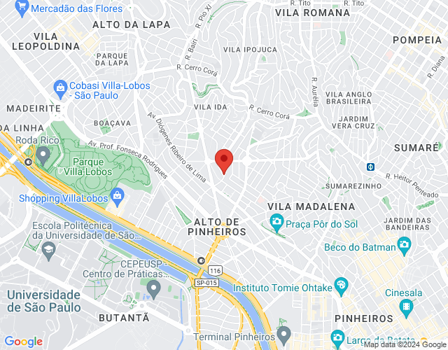 Imóvel no mapa