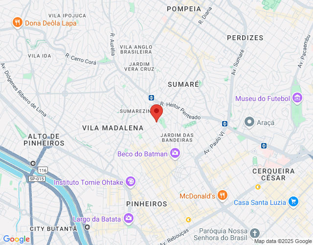 Imóvel no mapa