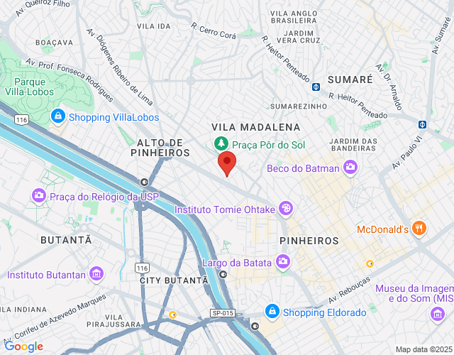 Imóvel no mapa