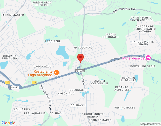 Imóvel no mapa