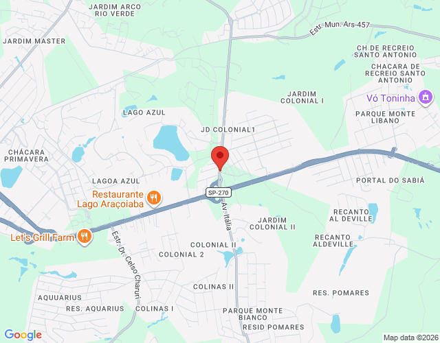 Imóvel no mapa