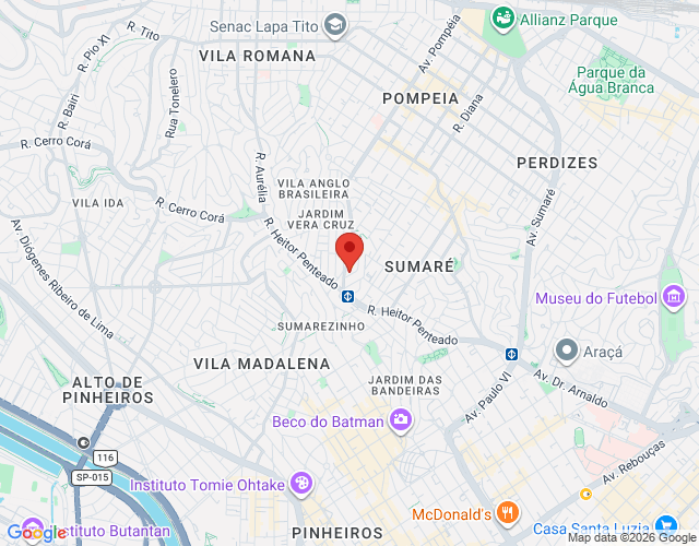 Imóvel no mapa