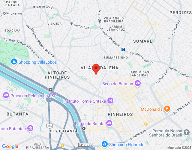 Imóvel no mapa