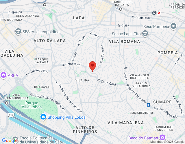 Imóvel no mapa