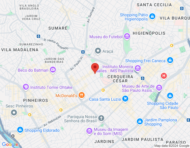 Imóvel no mapa