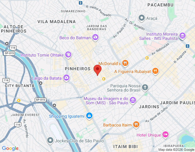 Imóvel no mapa