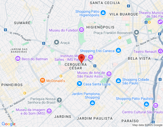 Imóvel no mapa