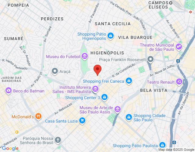 Imóvel no mapa