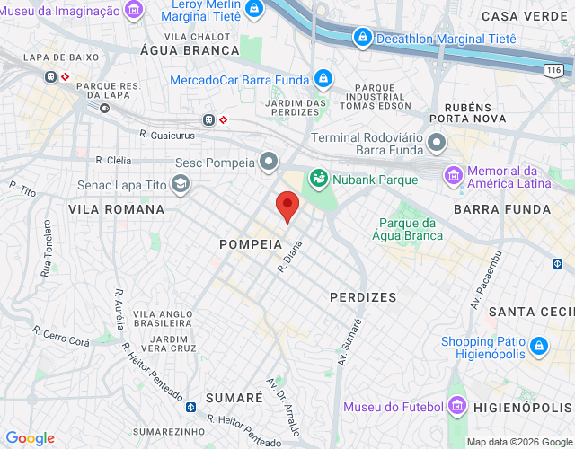Imóvel no mapa