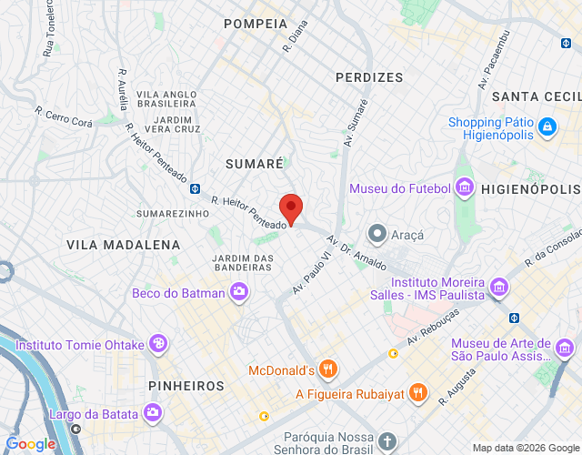 Imóvel no mapa
