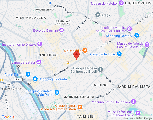 Imóvel no mapa