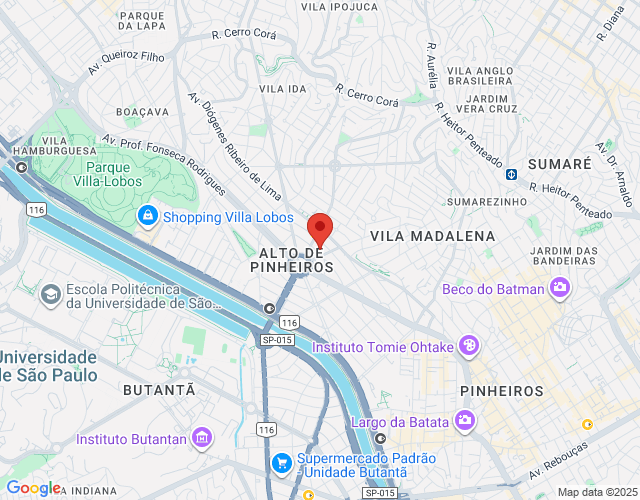 Imóvel no mapa