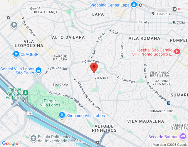 Imóvel no mapa