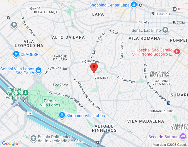 Imóvel no mapa