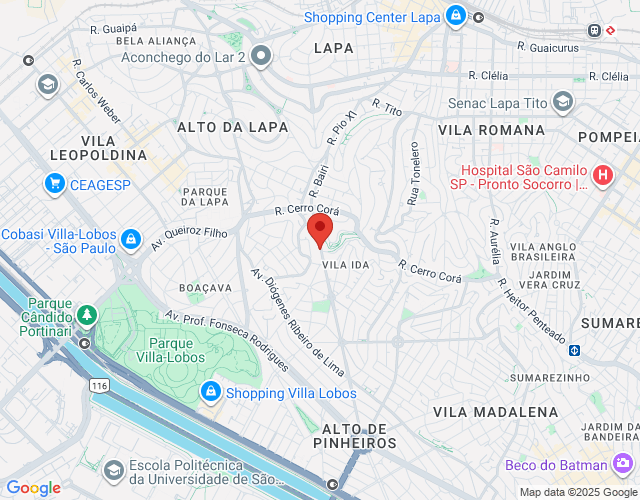 Imóvel no mapa