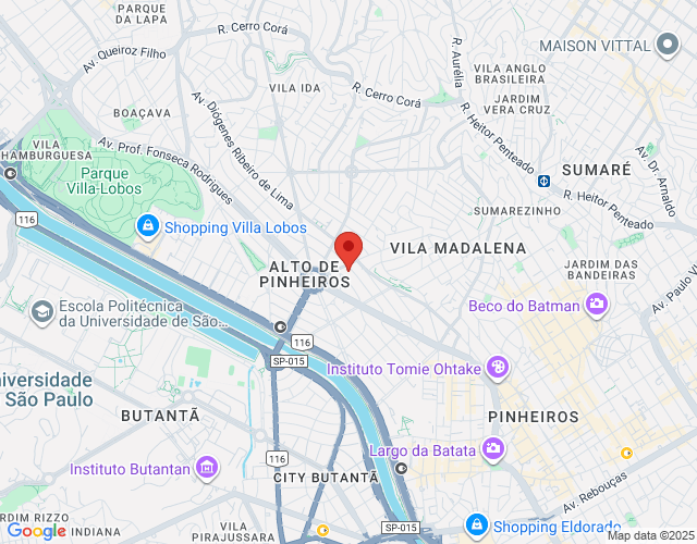 Imóvel no mapa