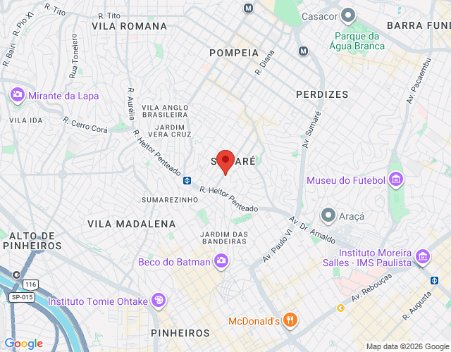 Imóvel no mapa
