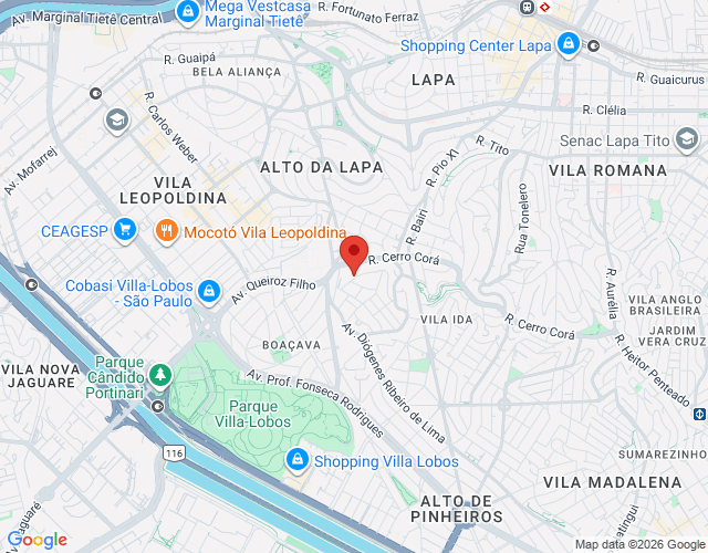 Imóvel no mapa