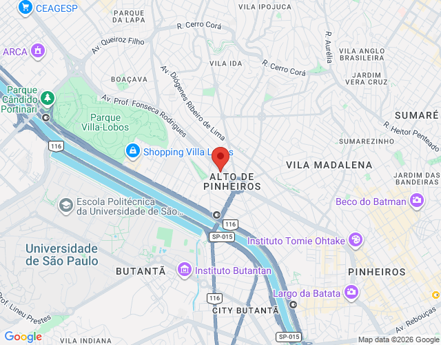 Imóvel no mapa