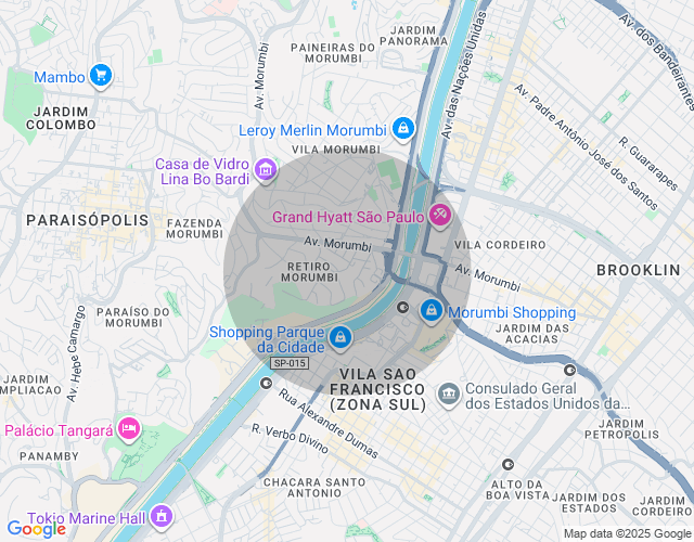 Imóvel no mapa