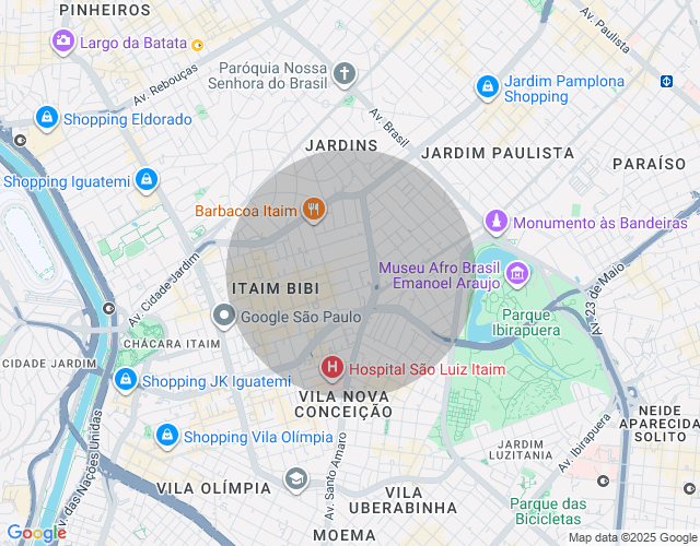 Imóvel no mapa