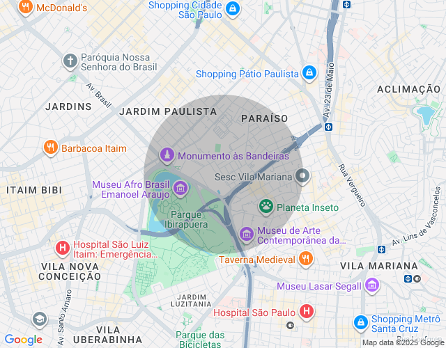 Imóvel no mapa