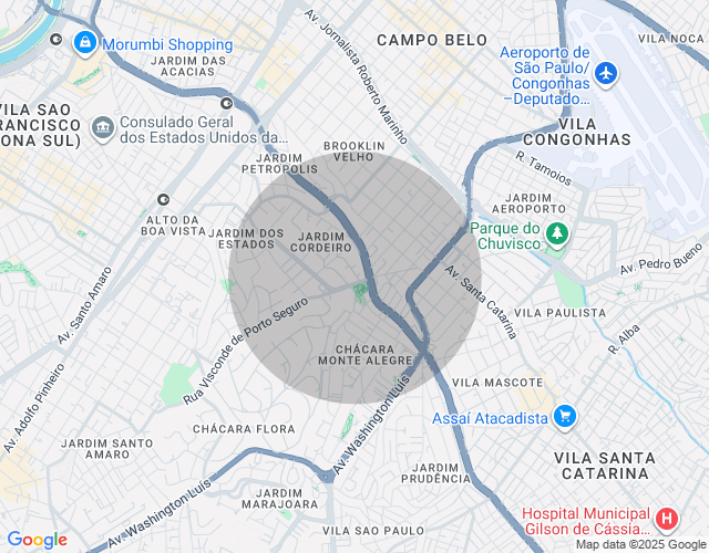 Imóvel no mapa