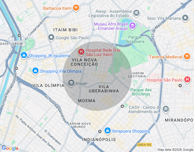 Imóvel no mapa