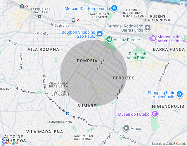 Imóvel no mapa