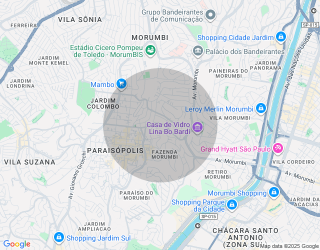 Imóvel no mapa
