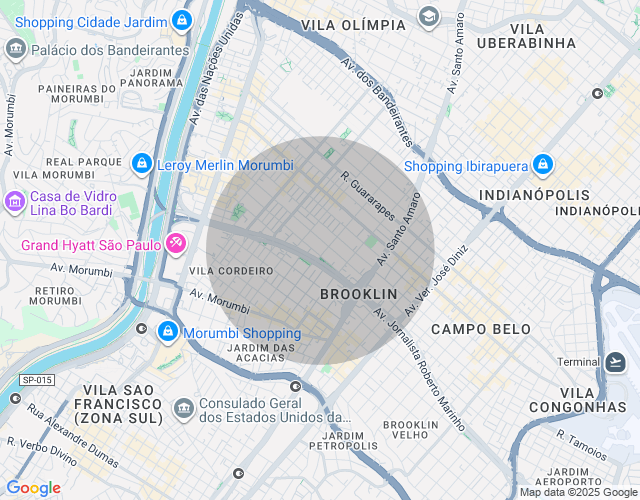 Imóvel no mapa