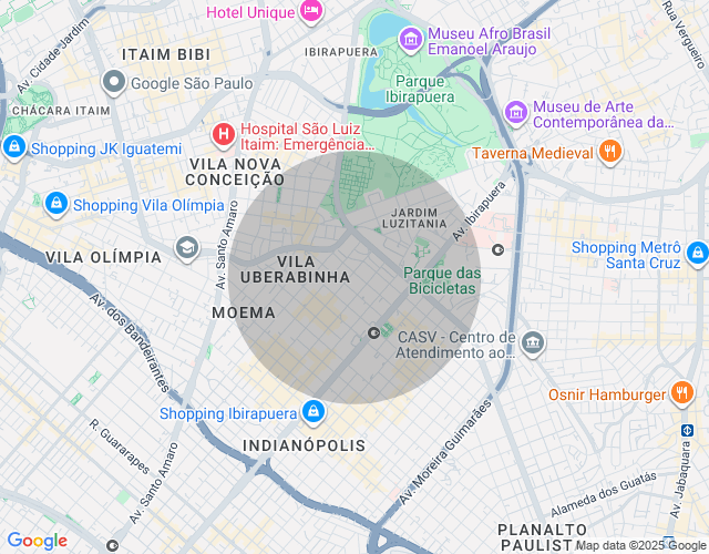 Imóvel no mapa