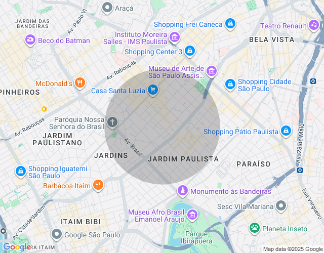 Imóvel no mapa