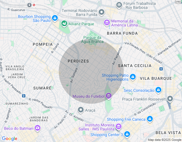 Imóvel no mapa