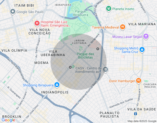 Imóvel no mapa